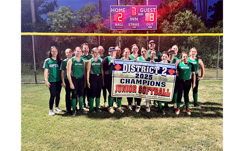 Jr Softball Wins District 2 Championship!