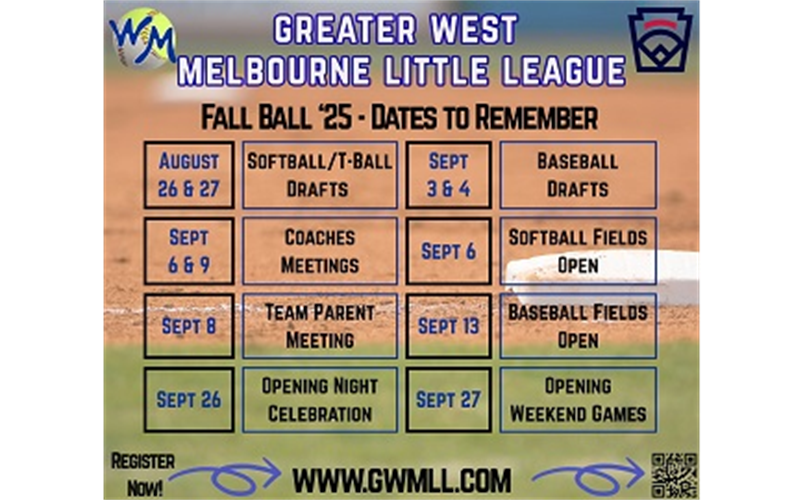 Upcoming Fall 2025 Important Dates